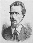 obrázek zesnulého: „Josef Václav Sládek, 1845 - 1912“