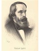 obrázek zesnulého: „Václav Levý, 1820 - 1870“